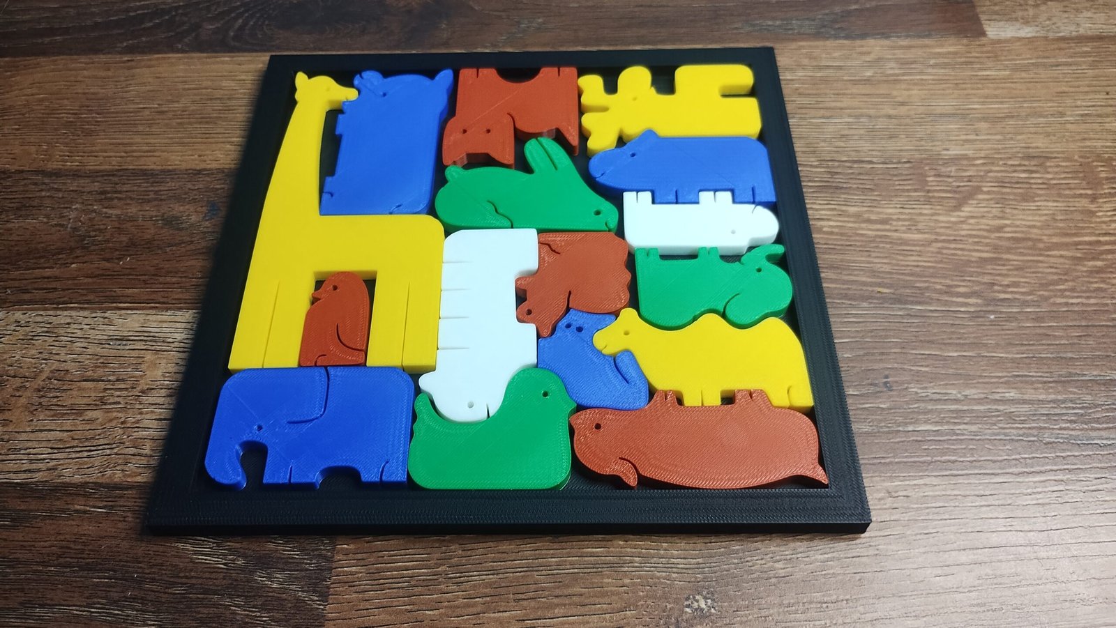 Puzzle de Encaje de Animales 3D – Rompecabezas Didáctico - Imagen 2