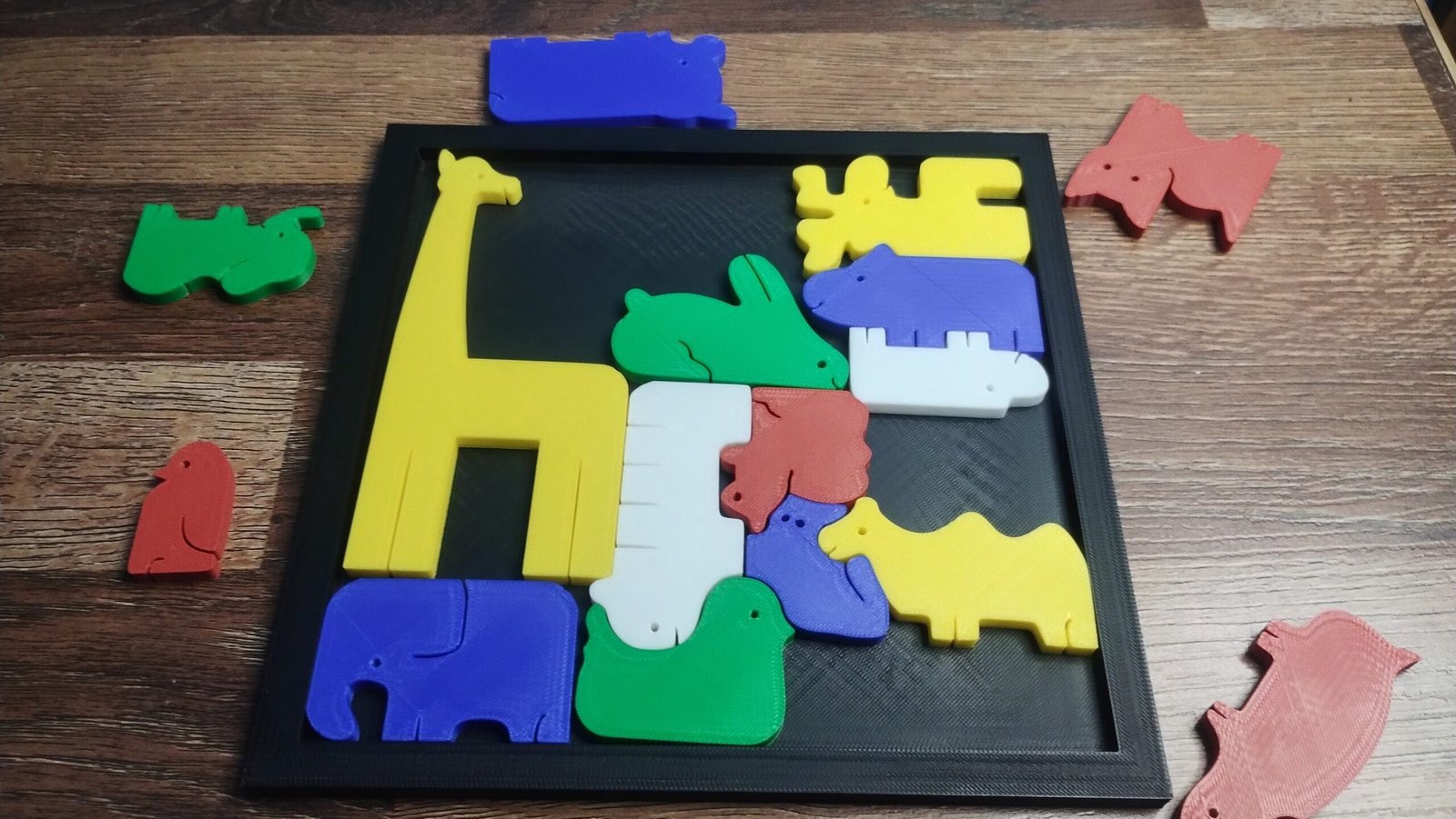 Puzzle de Encaje de Animales 3D – Rompecabezas Didáctico - Imagen 4